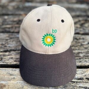 BP British Petroleum Getting HSE Right Health Safety Environment Khaki Cap T8